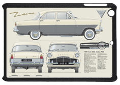 Ford Zodiac MkII 1959-62 Small Tablet Covers